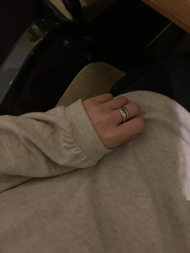 (即納) LIFFEY / Angora boxy pola blouse