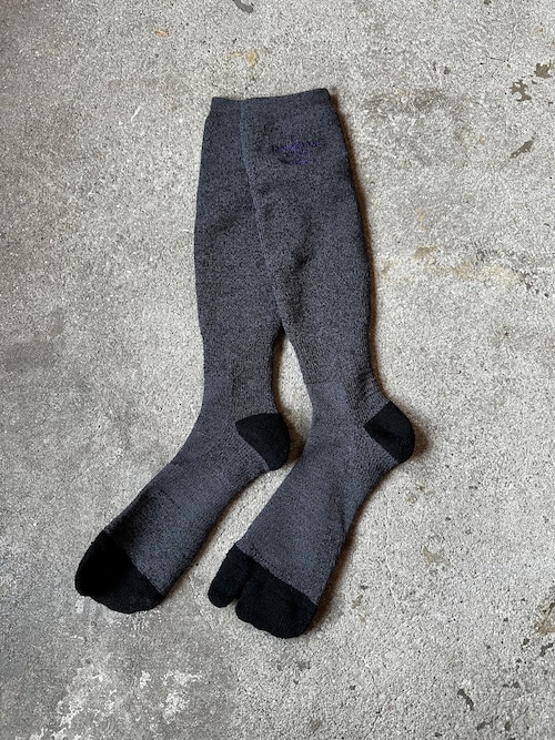 TROVE rootwatsocks / MERINO WOOL HYBRID LONG SOX GRAY