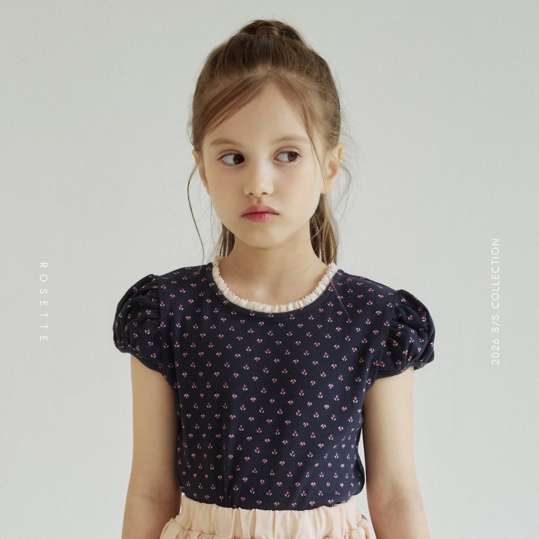 【予約】Tulip Puff T + Junior size / rosette