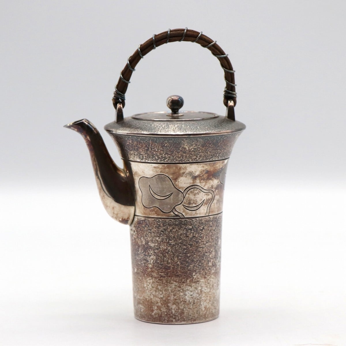 力徳・蓋付ちろり・純銀酒器・No.220709-22・梱包サイズ60 