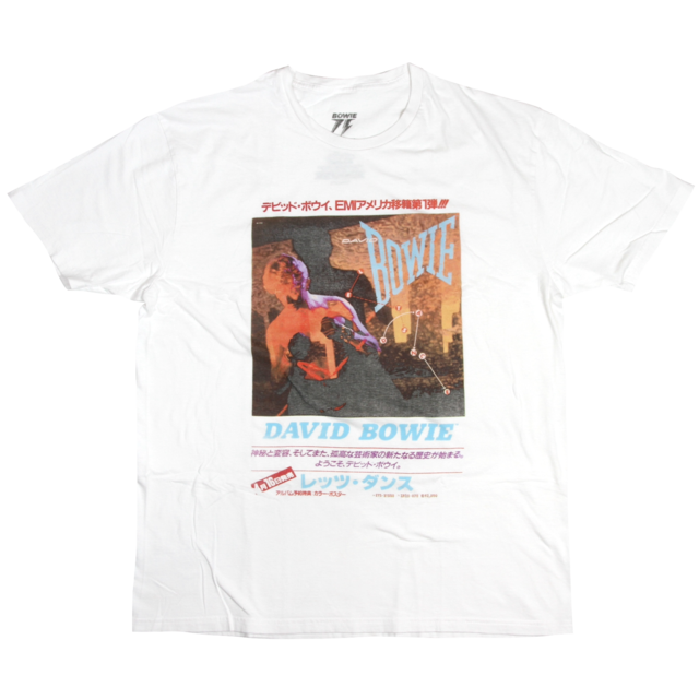 USED【XL】David Bowie Let's Dance Japanese Tee / BOWIE ©2022