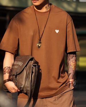 Casual Deer Embroidered T-Shirt  K0378