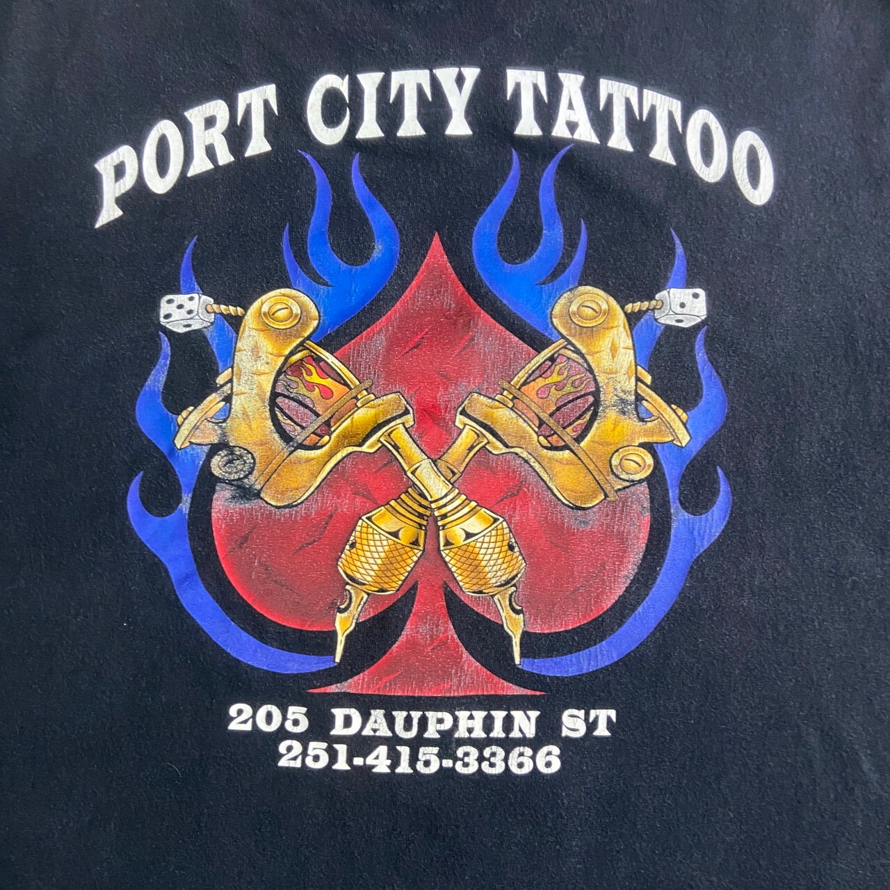 00年代 PORT CITY TATTOO タトゥースタジオ 企業ロゴ アドバタイジング 
