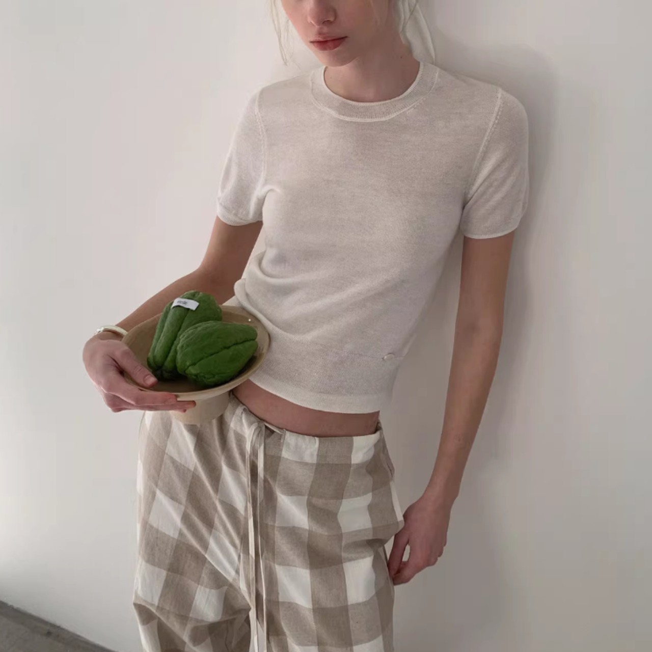 Nuage Scarf Compact Knit F0599