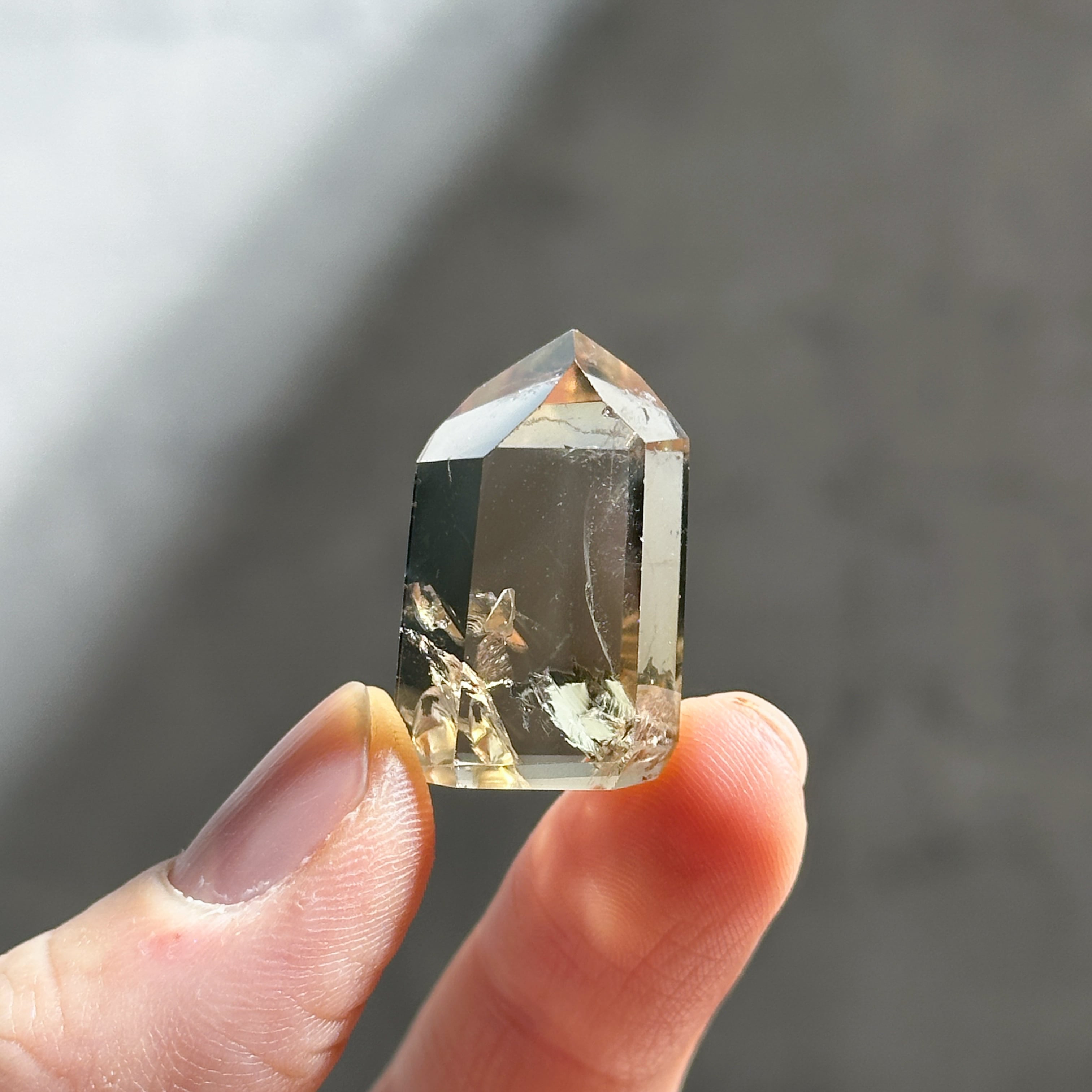 シトリン（黄水晶） タワー3個set 14◇ Citrine ◇ 天然石・鉱物