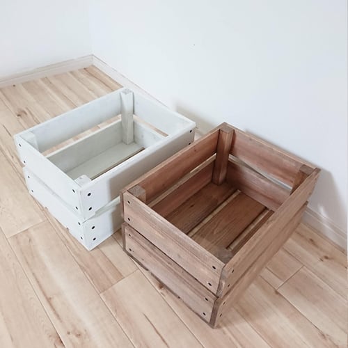 【良品】PorkChop ボックス　箱　木箱　コンテナ bbb4086f5e29ee27397a44fe567063