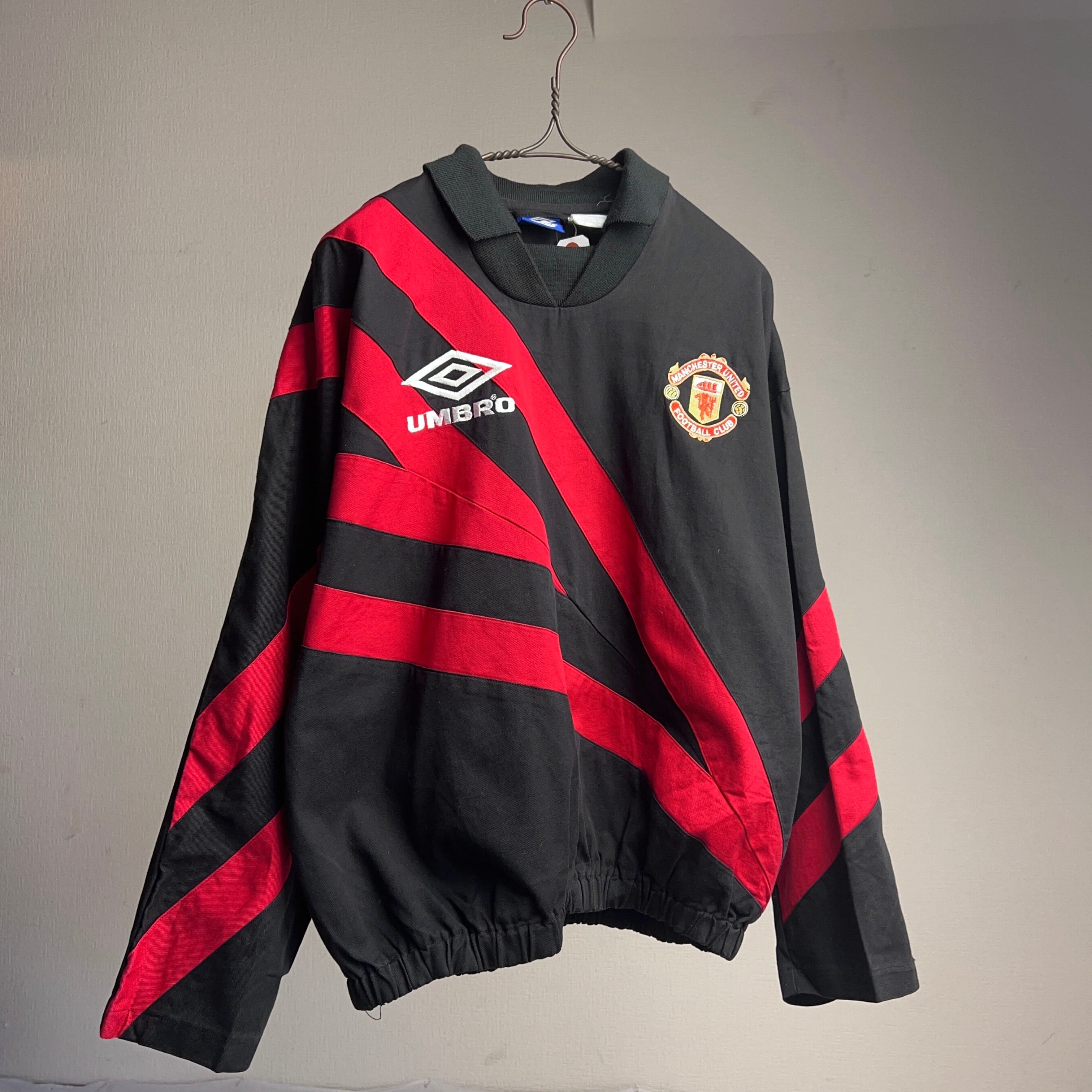 90's MANCHESTER UNITED UMBRO Drill Top SIZE M【0725A18】