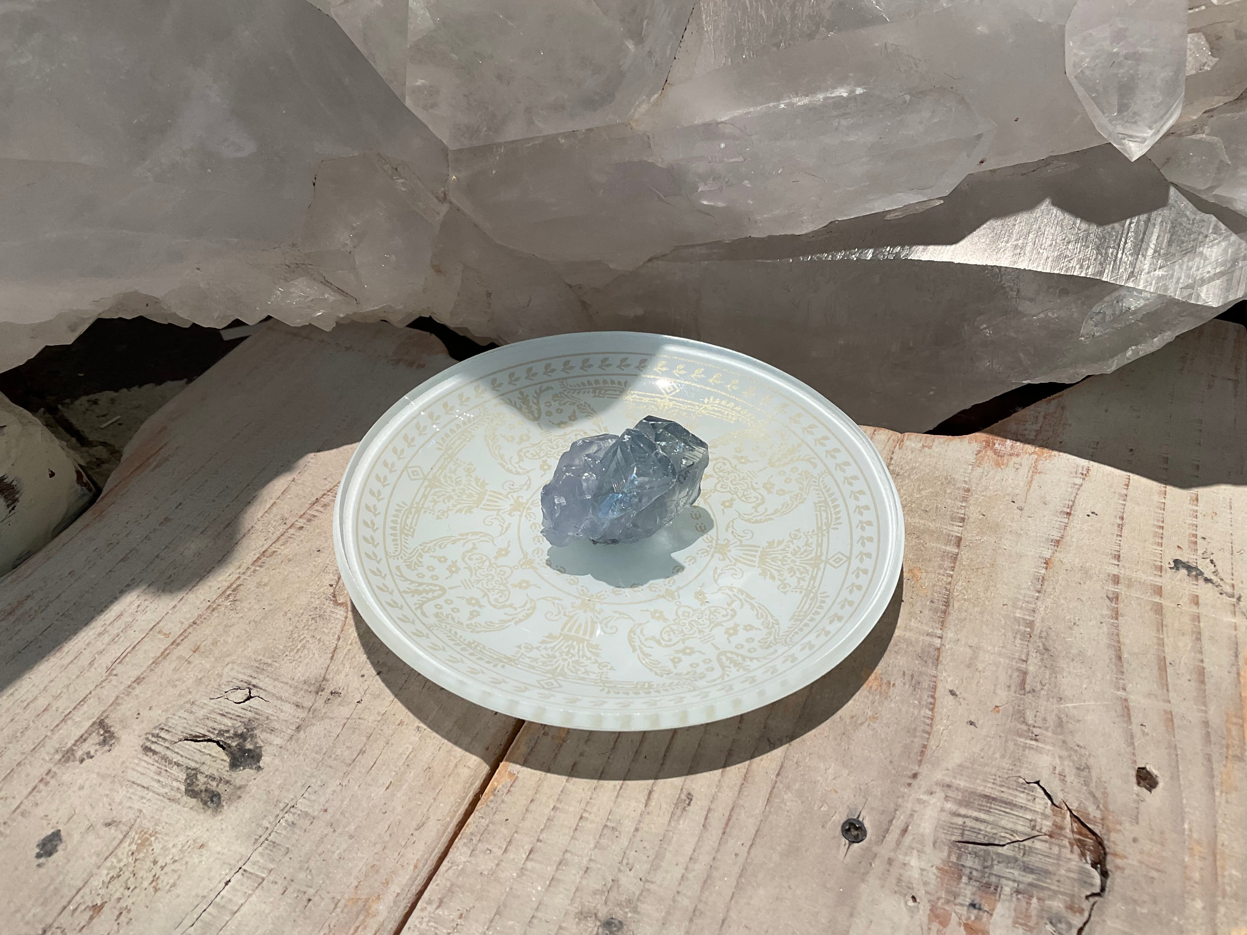 セレスタイト 天使の石 原石 クラスター