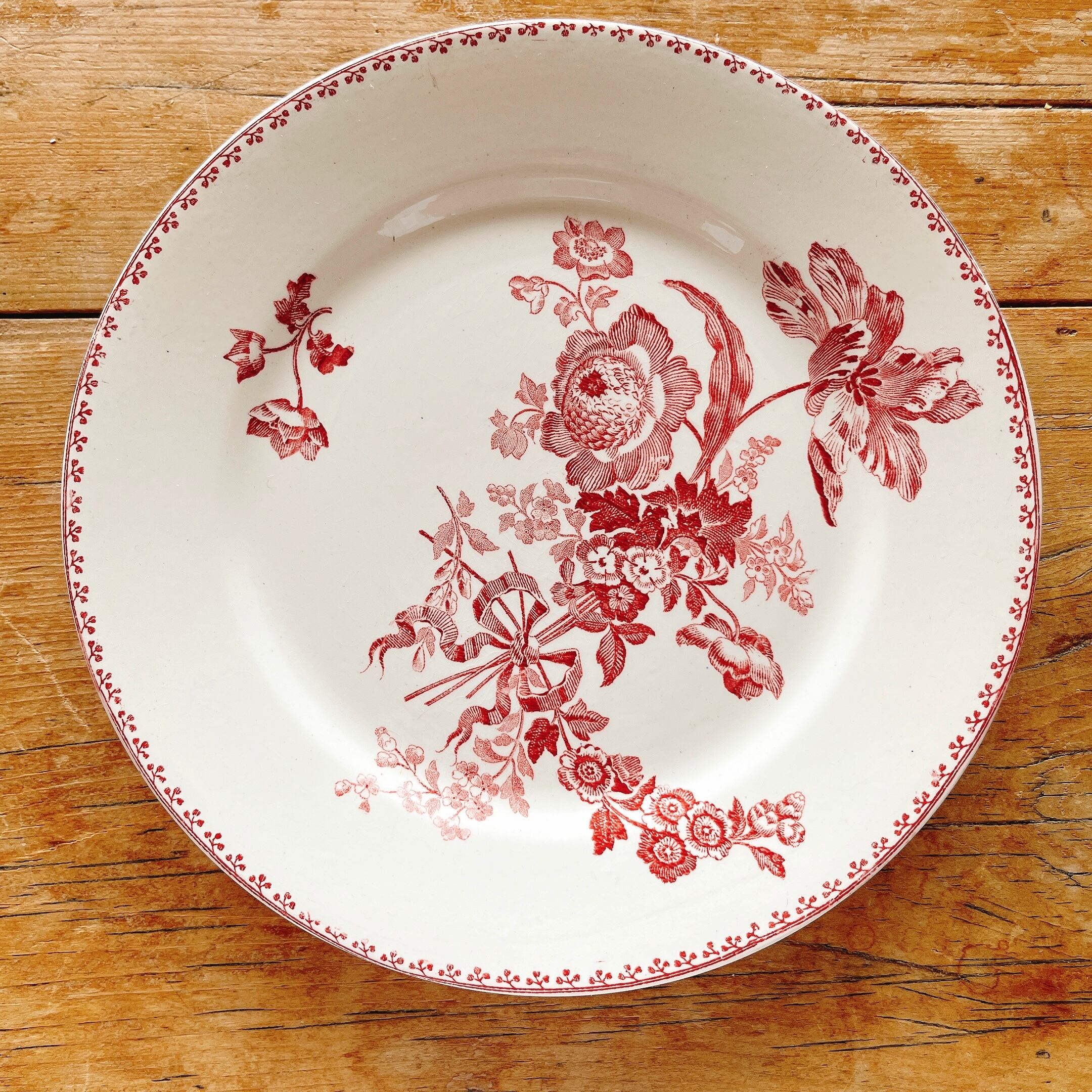 リュネビル KG Luneville 美しいベリーと鳥のラヴィエ | gc.brocante