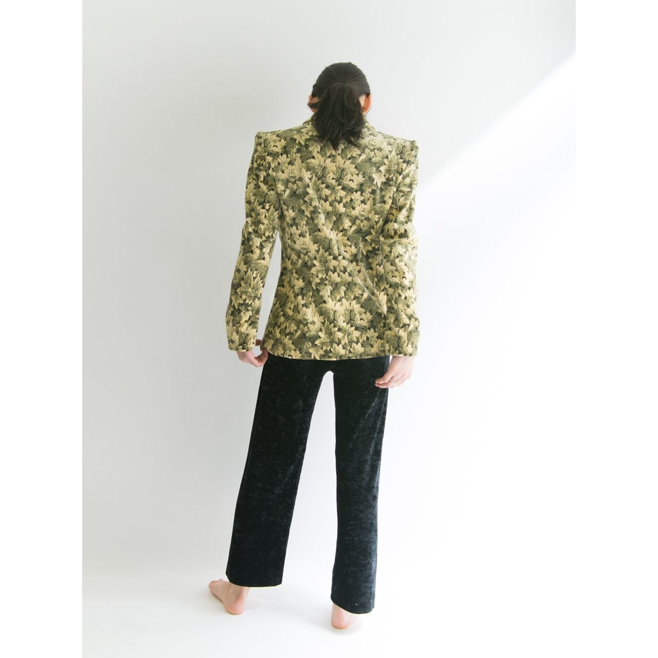 【VALENTINO】Made in Italy Velvet tailored jacket (イタリア製 ヴァレンティノ テーラードジャケット  ) 1a