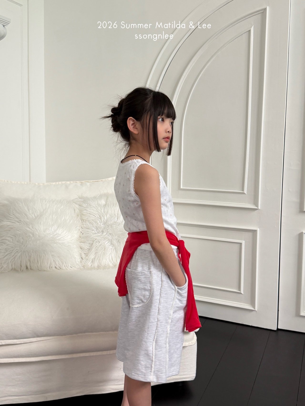 [Matilda&Lee] Eyelet Lace Sleeveless / [마틸다앤리] 아일렛레이스나시