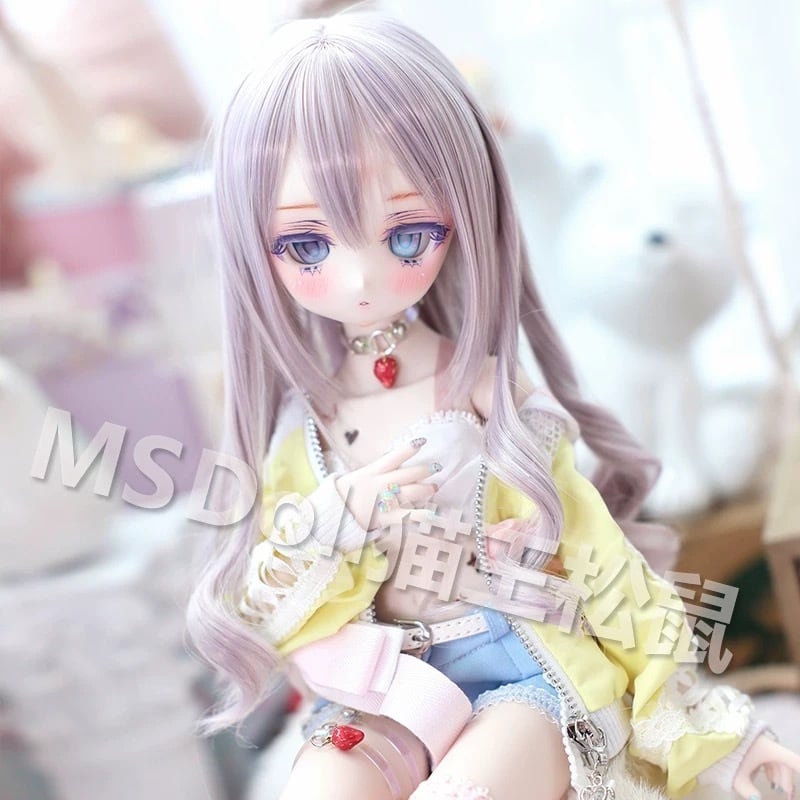 全4色！BJD 1/3 1/4 MSD MDD KUMAKO SD DD 造型 ヘアパーツ