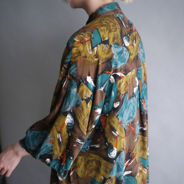 good coloring art pattern loose h/s shirt