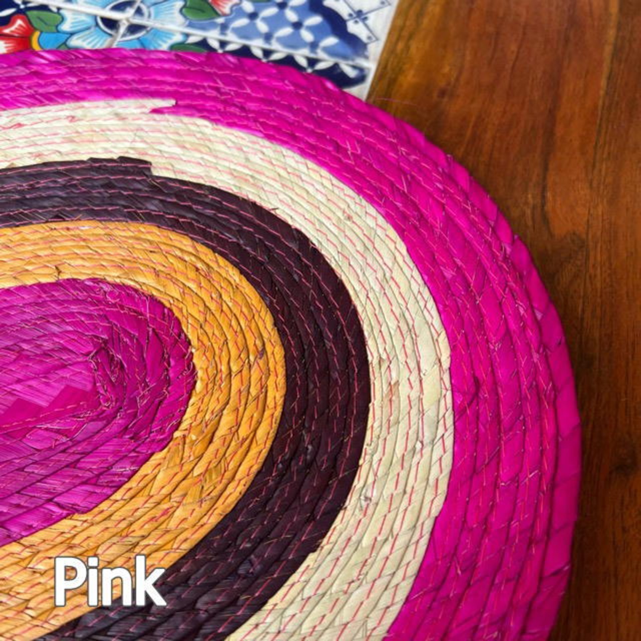 Mexico Palma Placemat　2Color 　メキシコパルマランチョンマット　Pink Blue　ピンク　ブルー　ランチョンマット　ランチマット　lunch