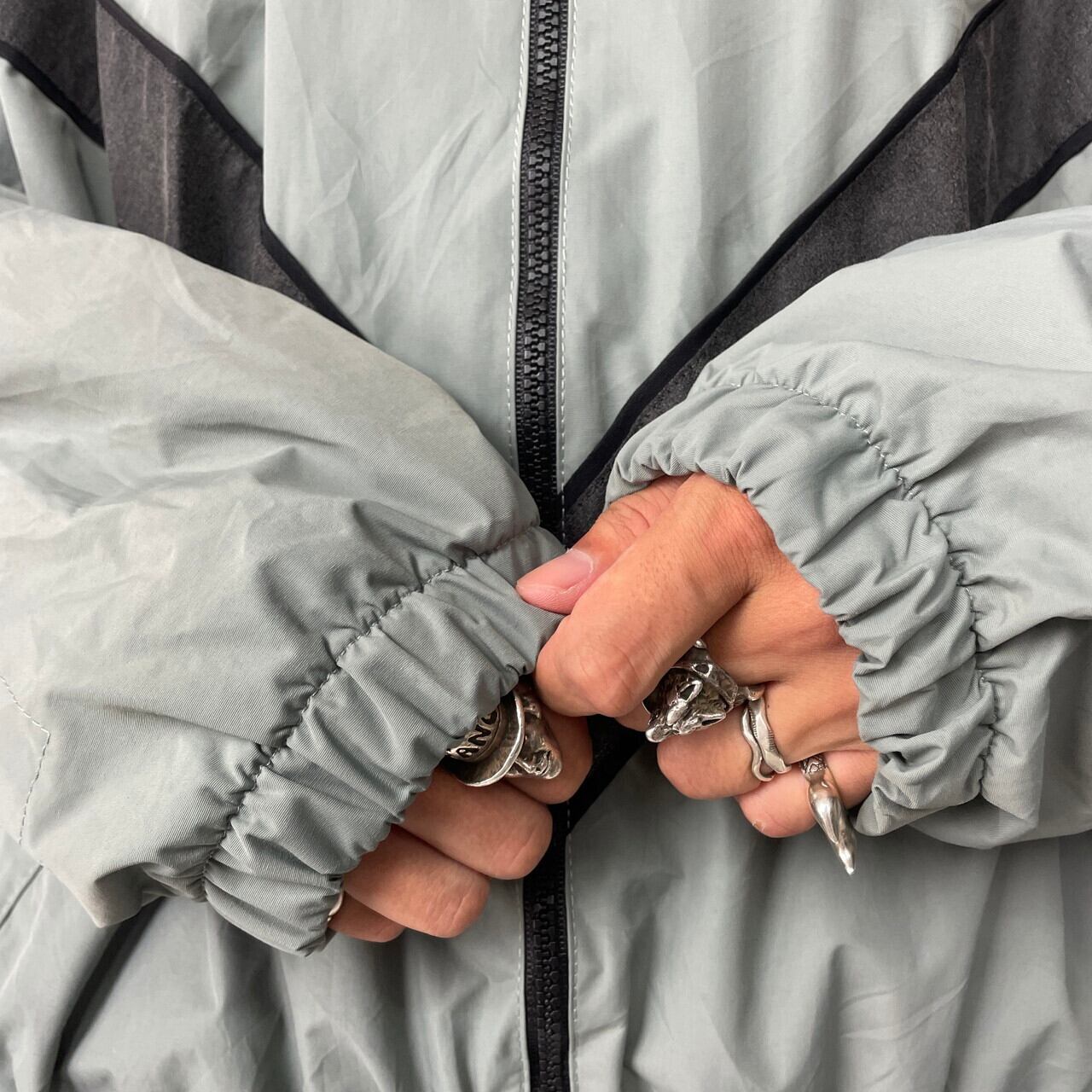 00年代 U.S.ARMY 米軍実品 PFU ミリタリー ナイロンジャケット MEDIUM