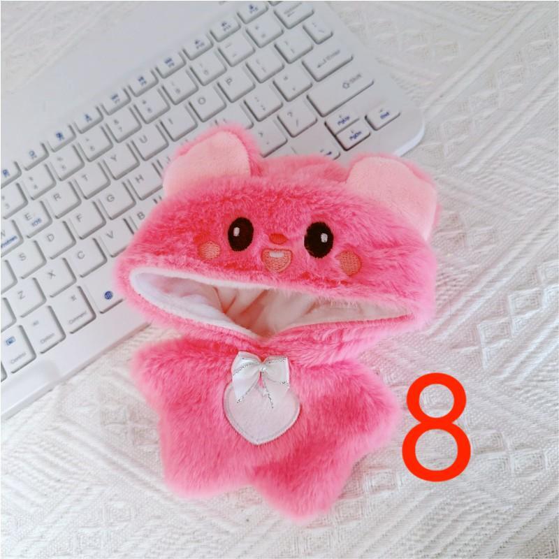 10㎝用】10種類展開 かわいい もこもこ ボア アニマル 着ぐるみ ぬい活