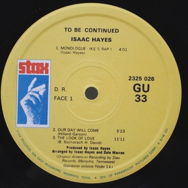 Isaac Hayes / ...To Be Continued [2325 026] - 画像3