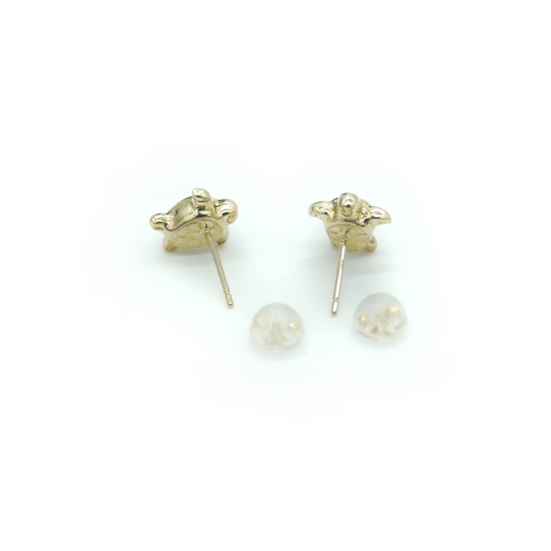 K18 亀デザインピアス 18金 ポストピアス Y03266 | PAY ID