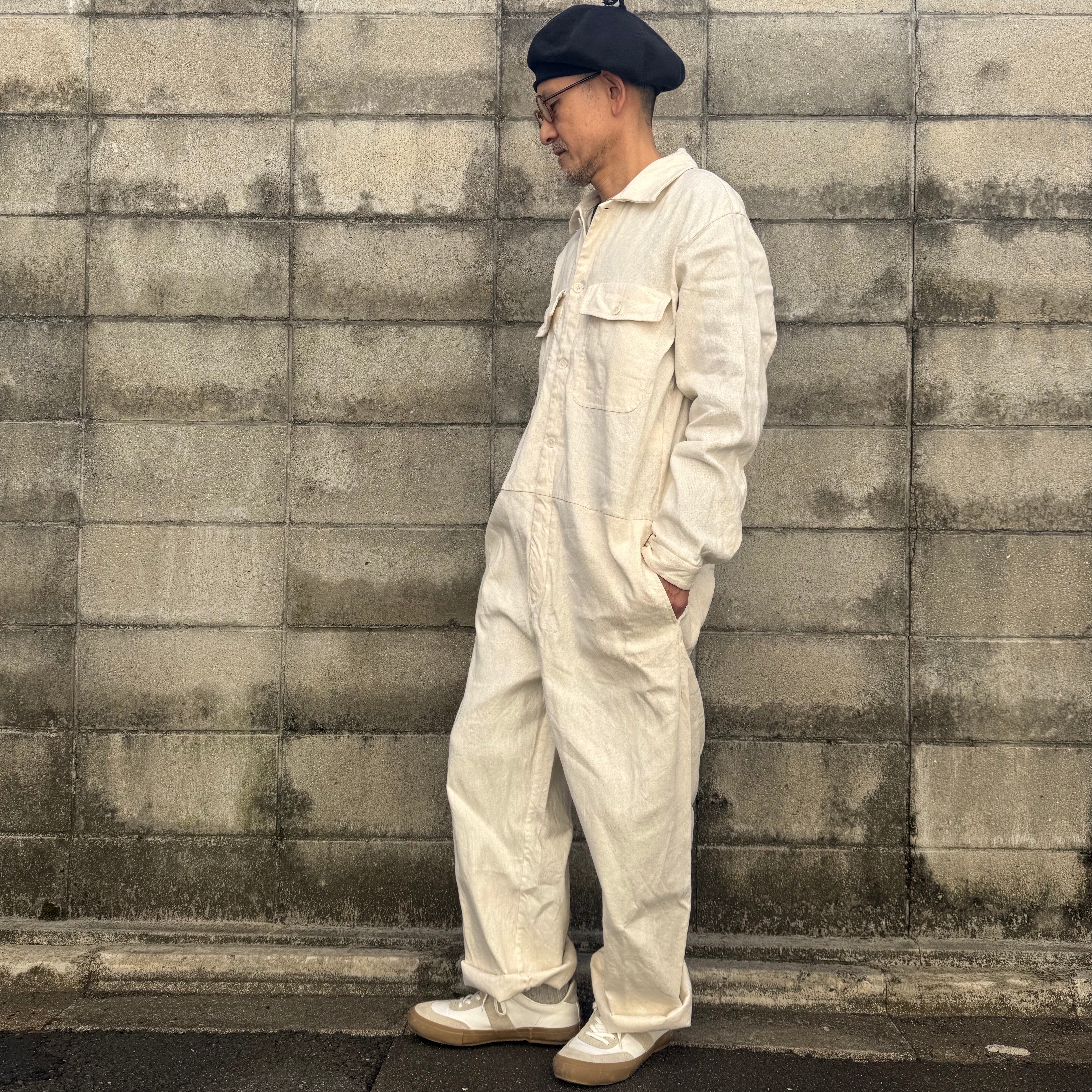 YAECA / ヤエカ Men'sオールインワン NATURAL #44657 size S | Routes