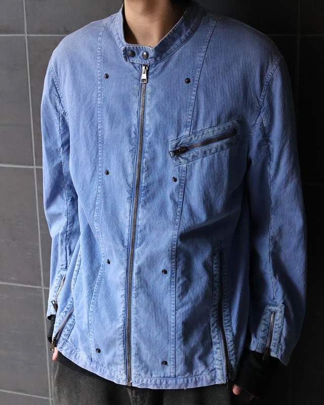 【Neil Barrett】coloring corduroy jacket