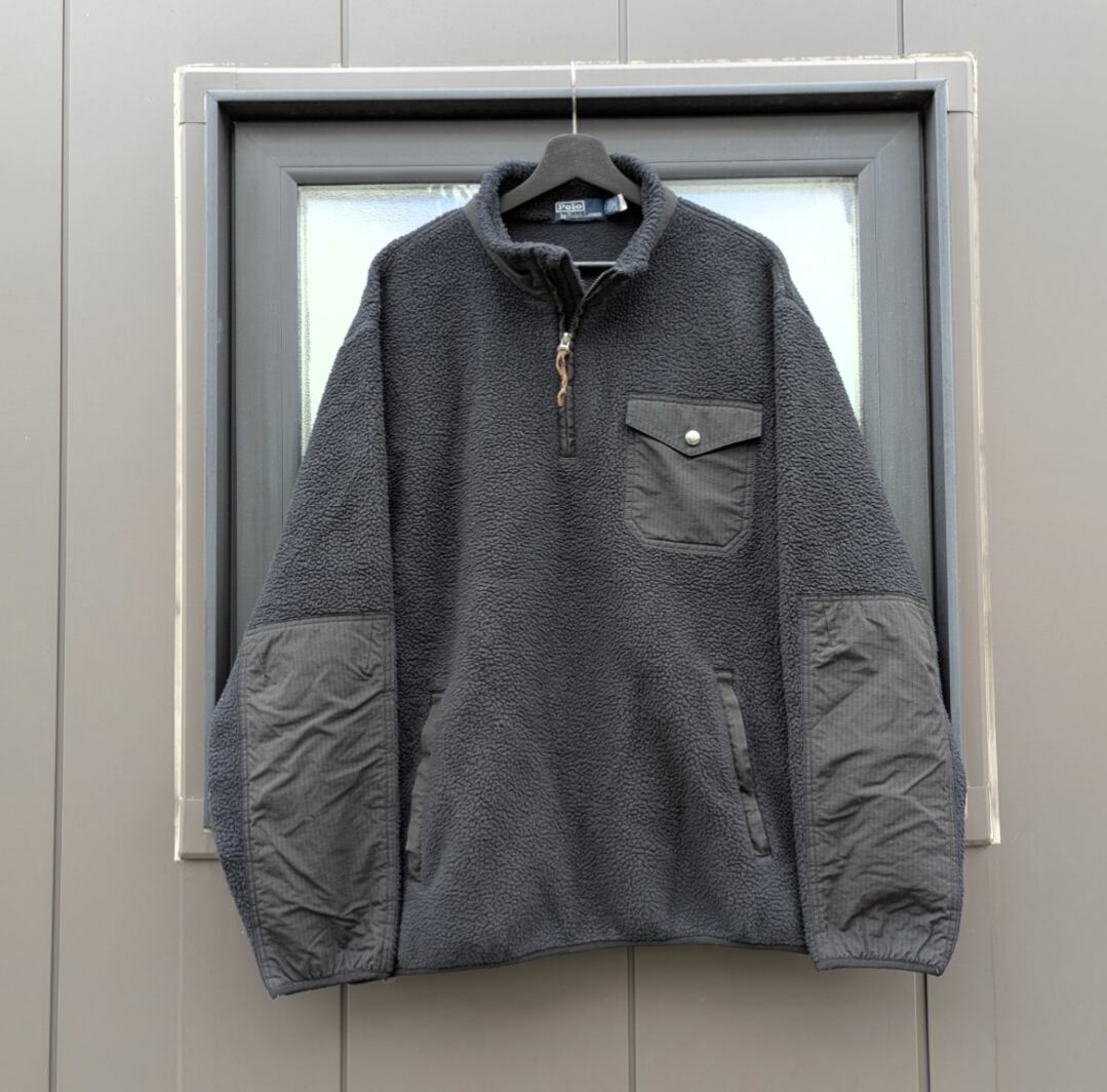 ralph lauren p/o fleece jaket 小岩店