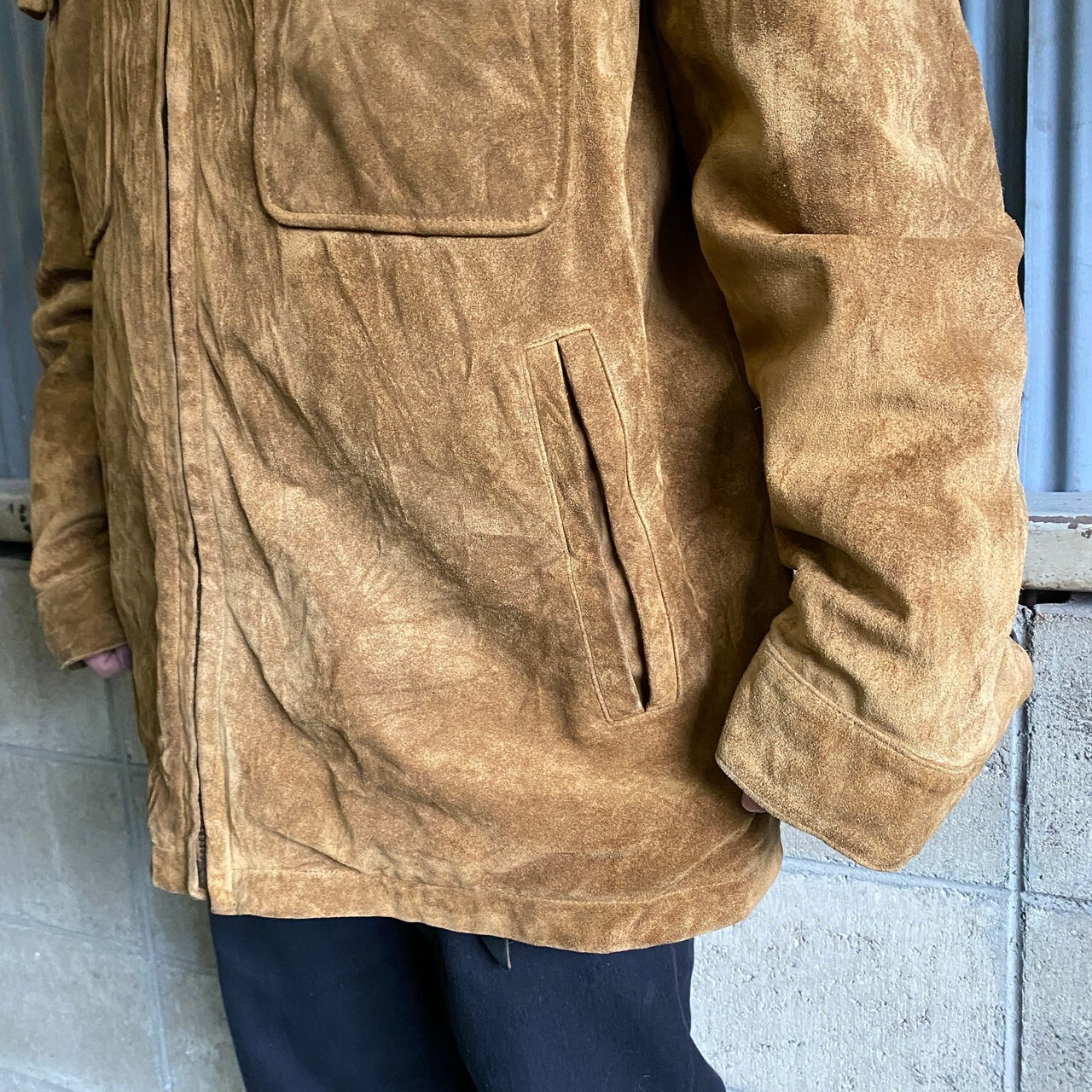 OLD GAP オールドギャップ ボアライナー スエード レザージャケット 