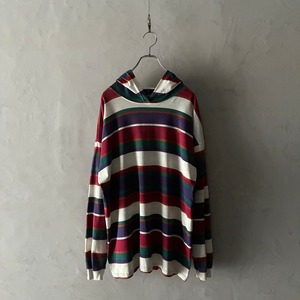 -HANG TEN- border hooded cut sew