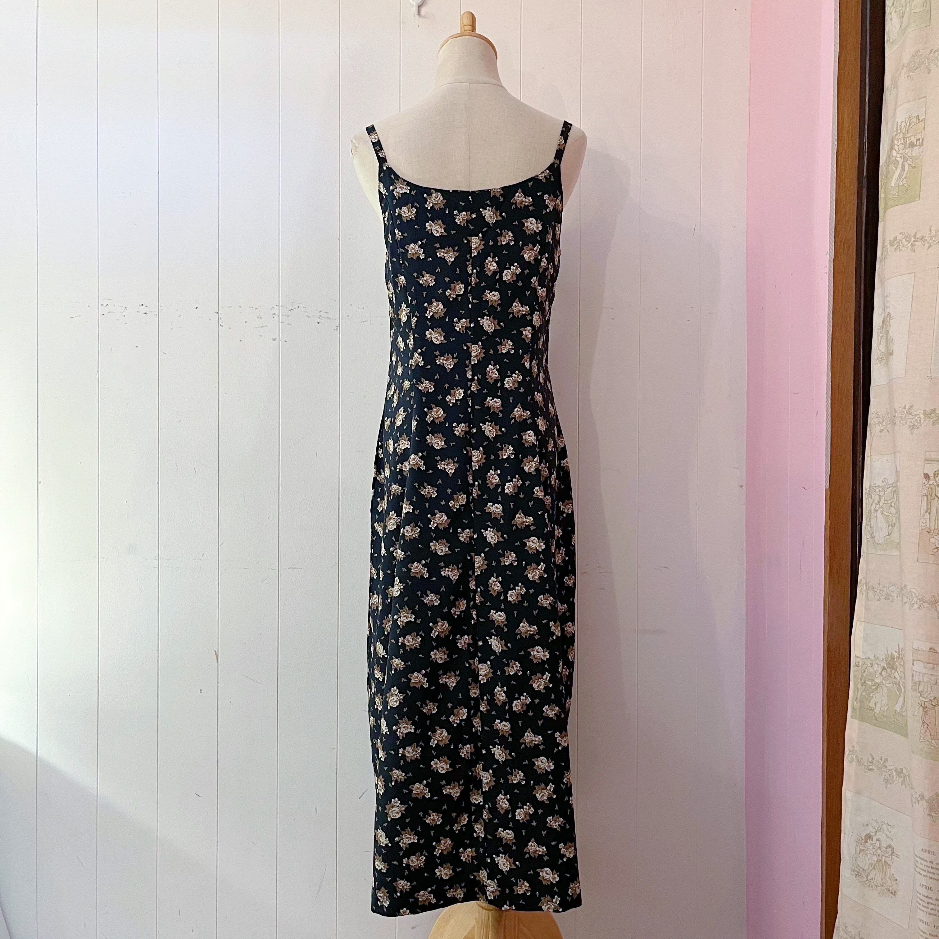white rose camisole one-piece