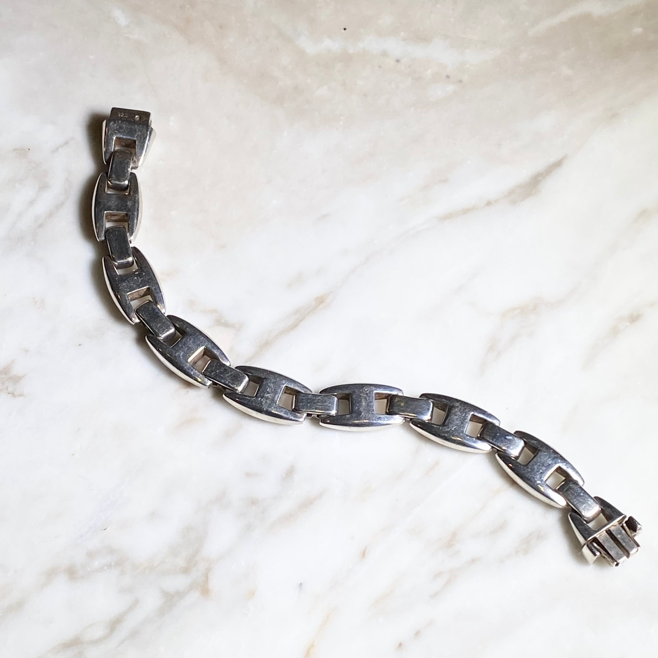 vintage HERMES silver bracelet “cassiopeia” | NOIR ONLINE