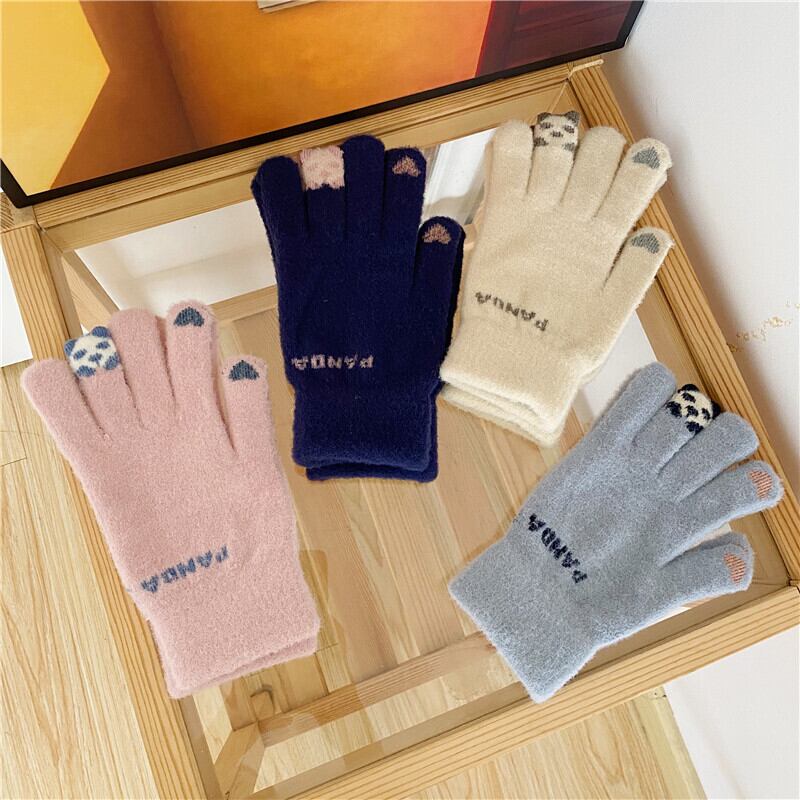 オータムウィンターベルベットグローブ 大人ガーリー スウィート キュート カジュアル 秋物 冬物 YY-ファッション75076892815