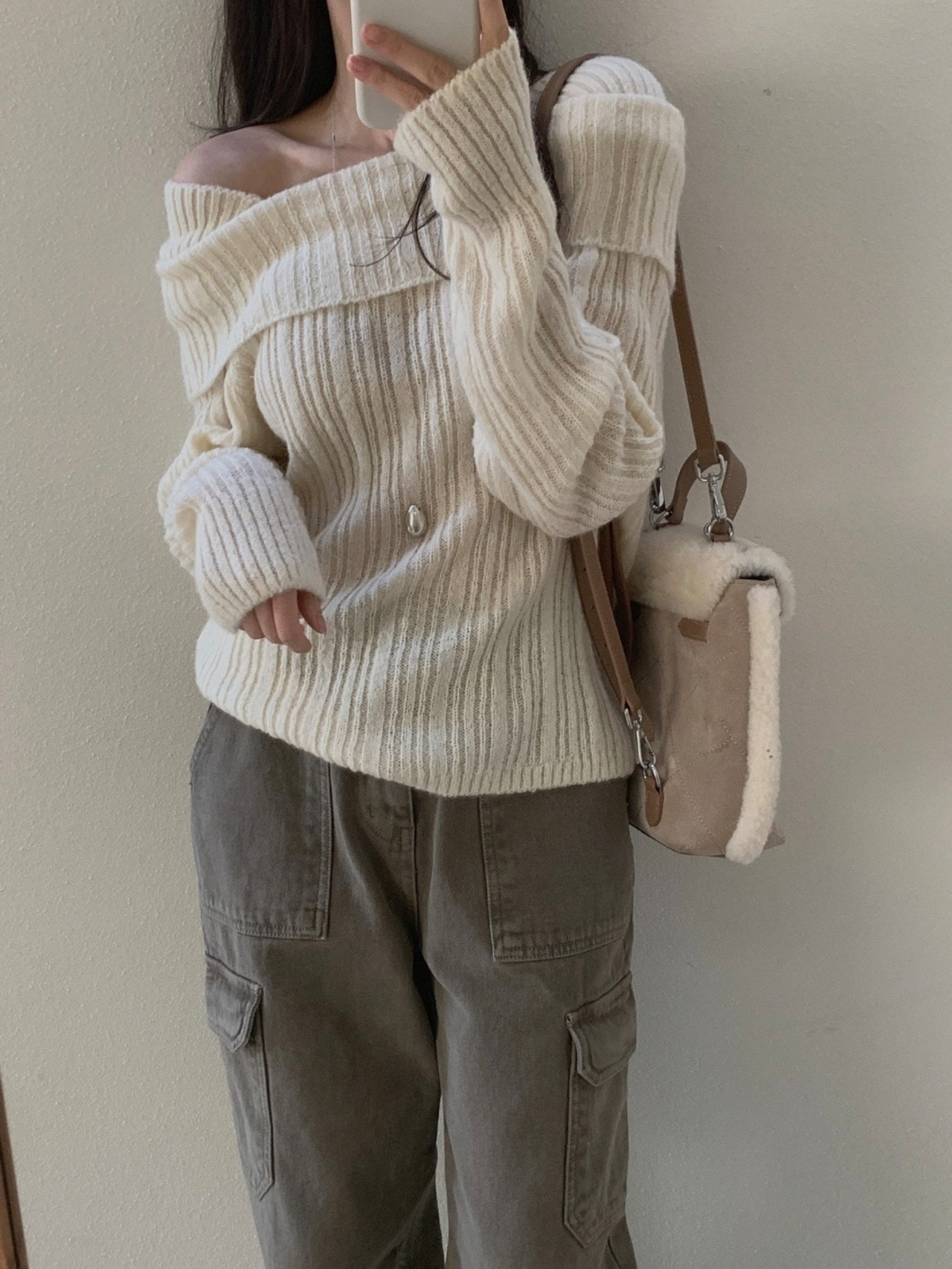 (予約) miel / Is Off Knit 4color