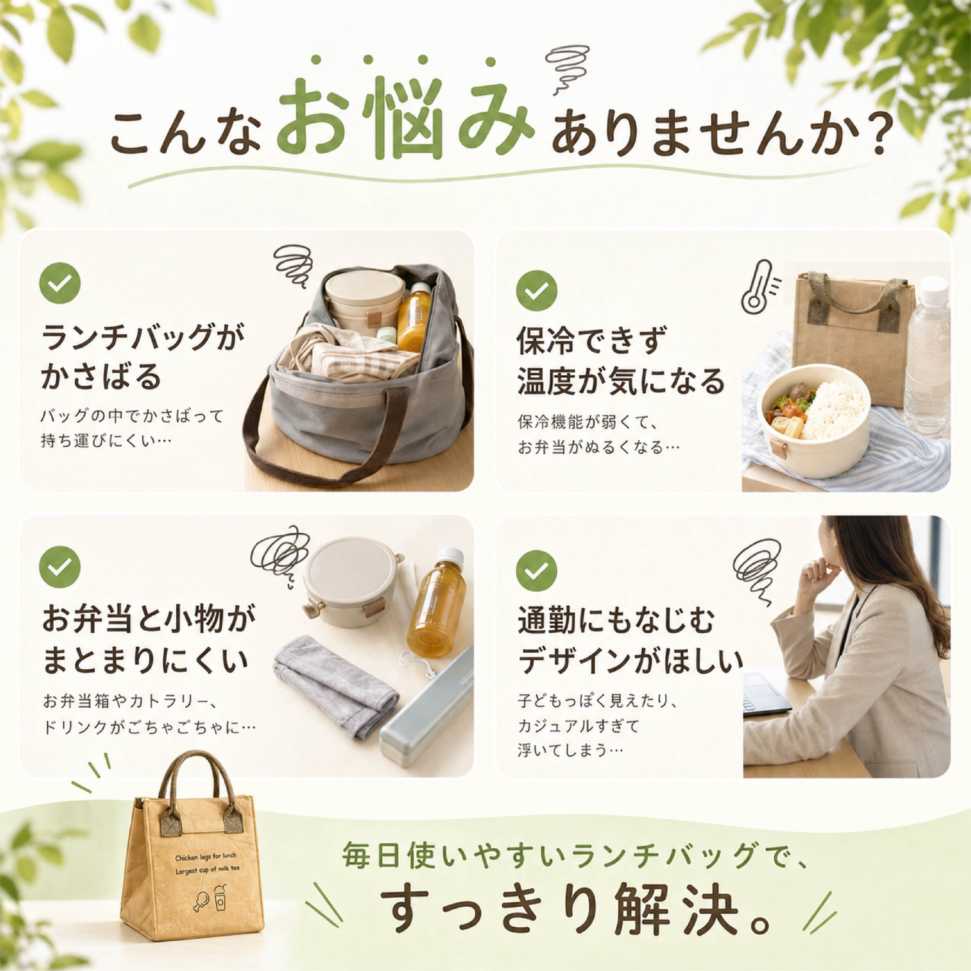 HY 665 . 保冷ランチバッグ 保温バッグ お弁当バッグ ランチトート