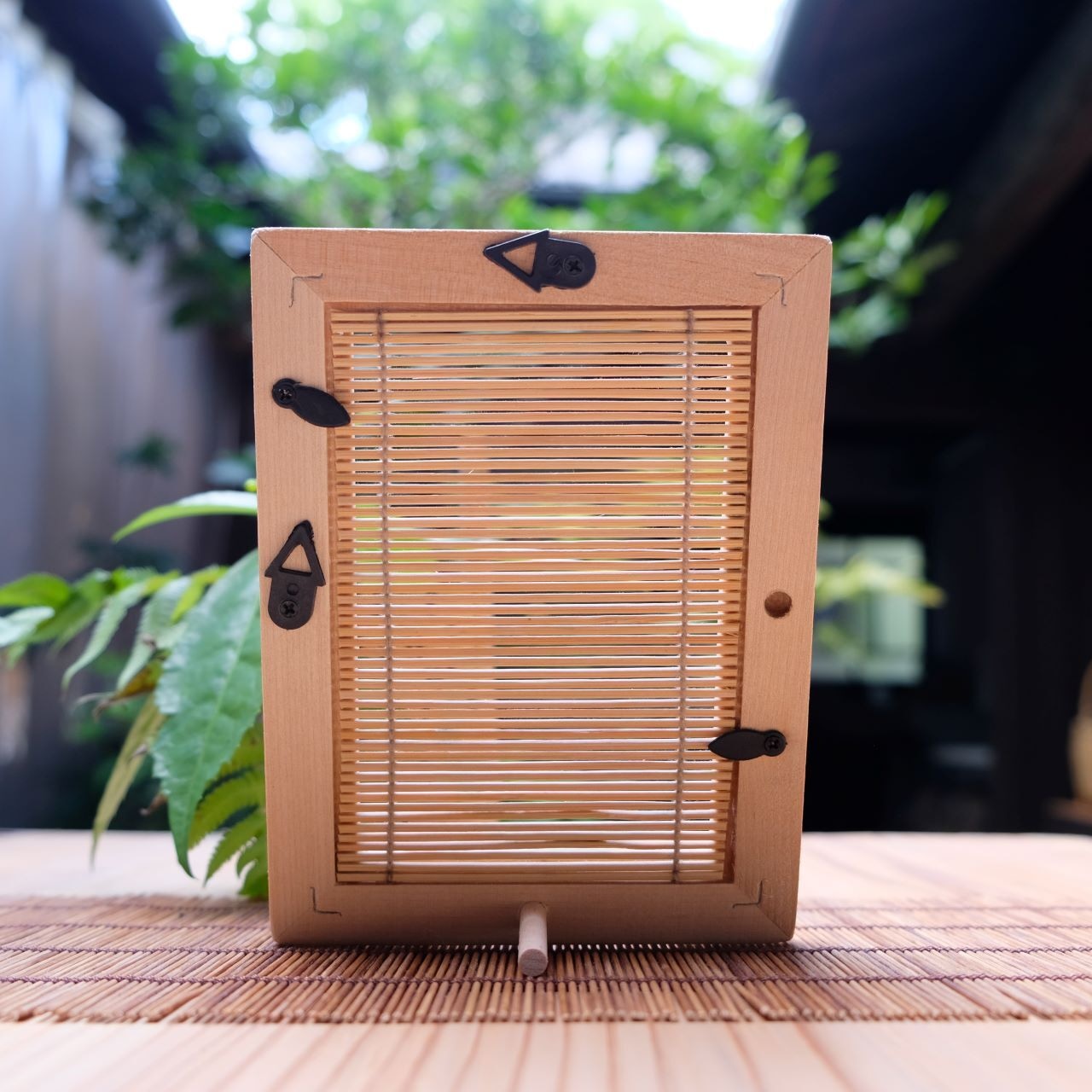 【インテリアART】すだれアートパネル 竹に虎