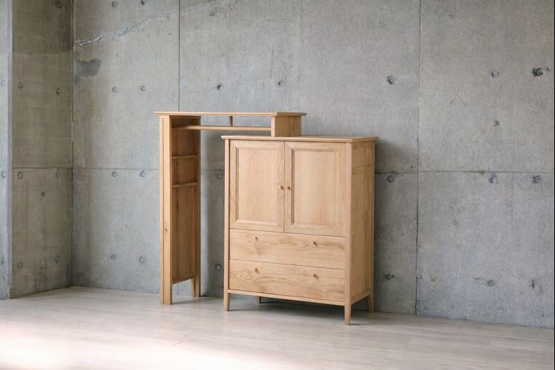 キャビネット おしゃれ 収納 チェスト 北欧 無垢材 木製 天然木 扉