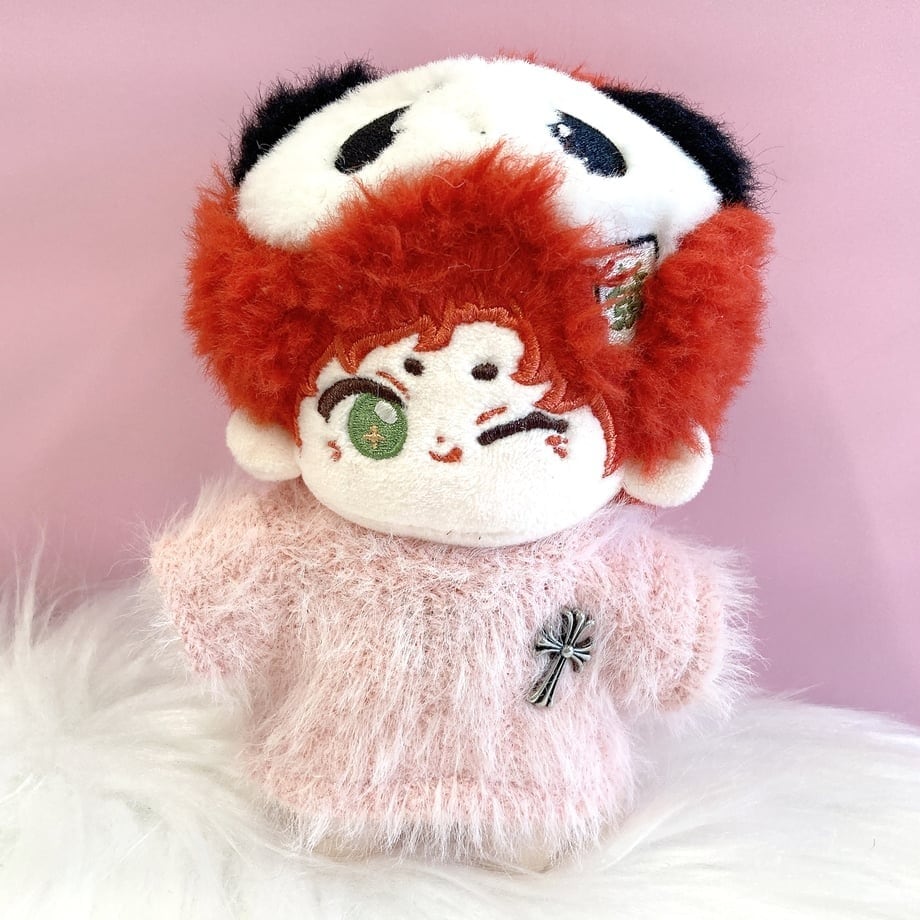 ぬいぐるみ用 十字架付きファーニット【10〜15cm用】TGMC-1254