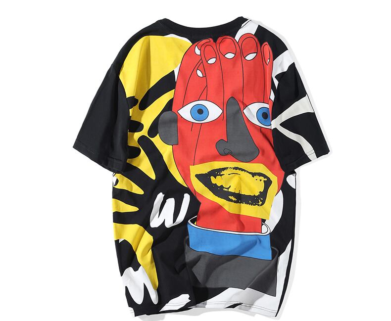 全1色 Tシャツ カットソー プリント カジュアル ストリート 