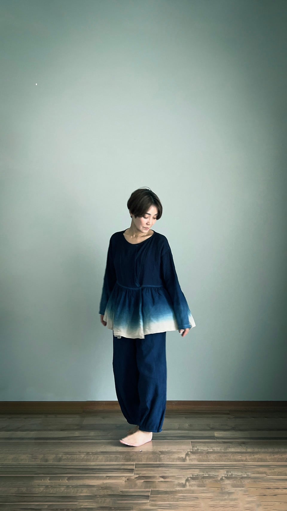 Calm 本藍染ラバリ風ジャケット | nuu