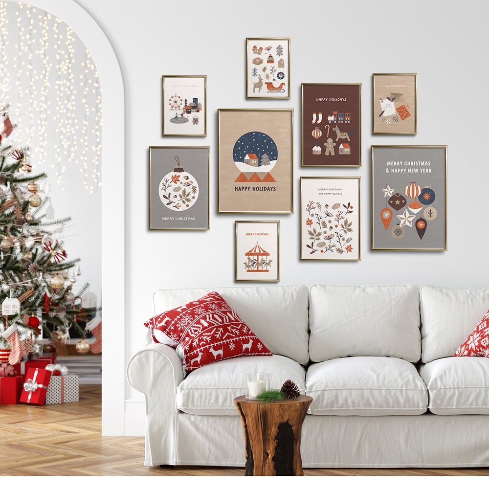 デザイン看板A4】クリスマスツリー白★ポスター絵アートパネル壁かわいい飾り付け デザイン看板A4】クリスマスツリー白☆ポスター絵アートパネル壁