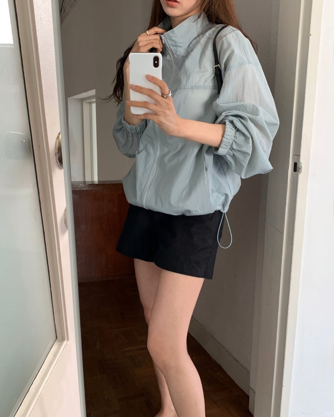 ナイロンジップブルゾン