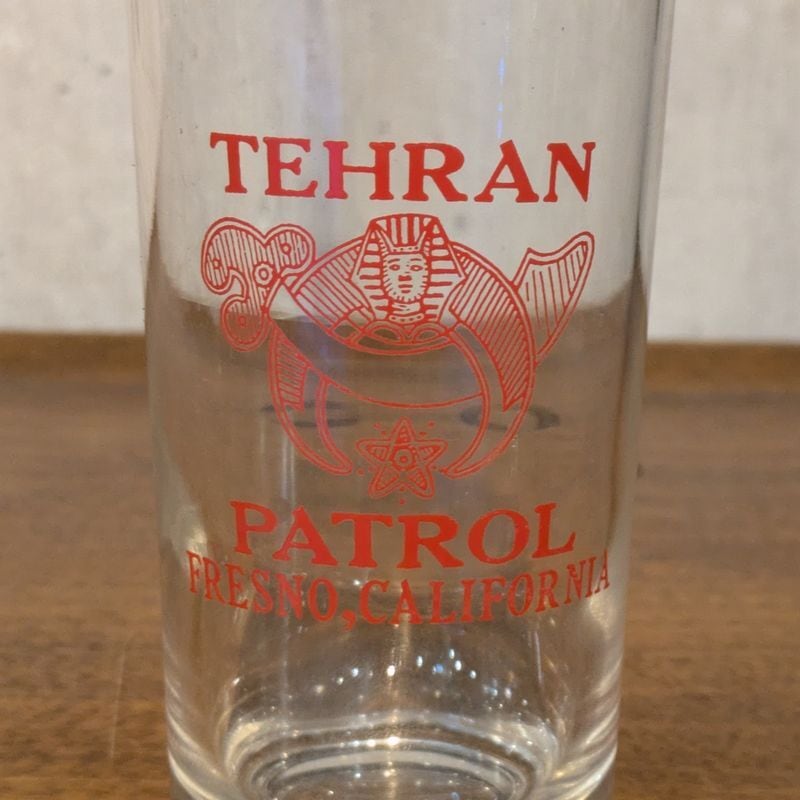 VINTAGE 60~70s SHRINERS ”TEHRAN PATROL" コップ USED
