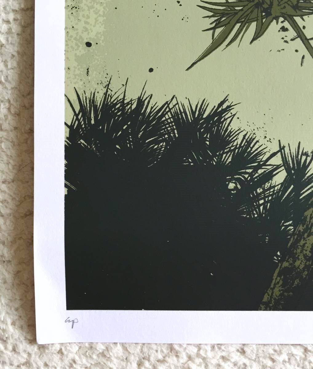 Evan Hecox Palm Spring Desert ポスター サイン入り