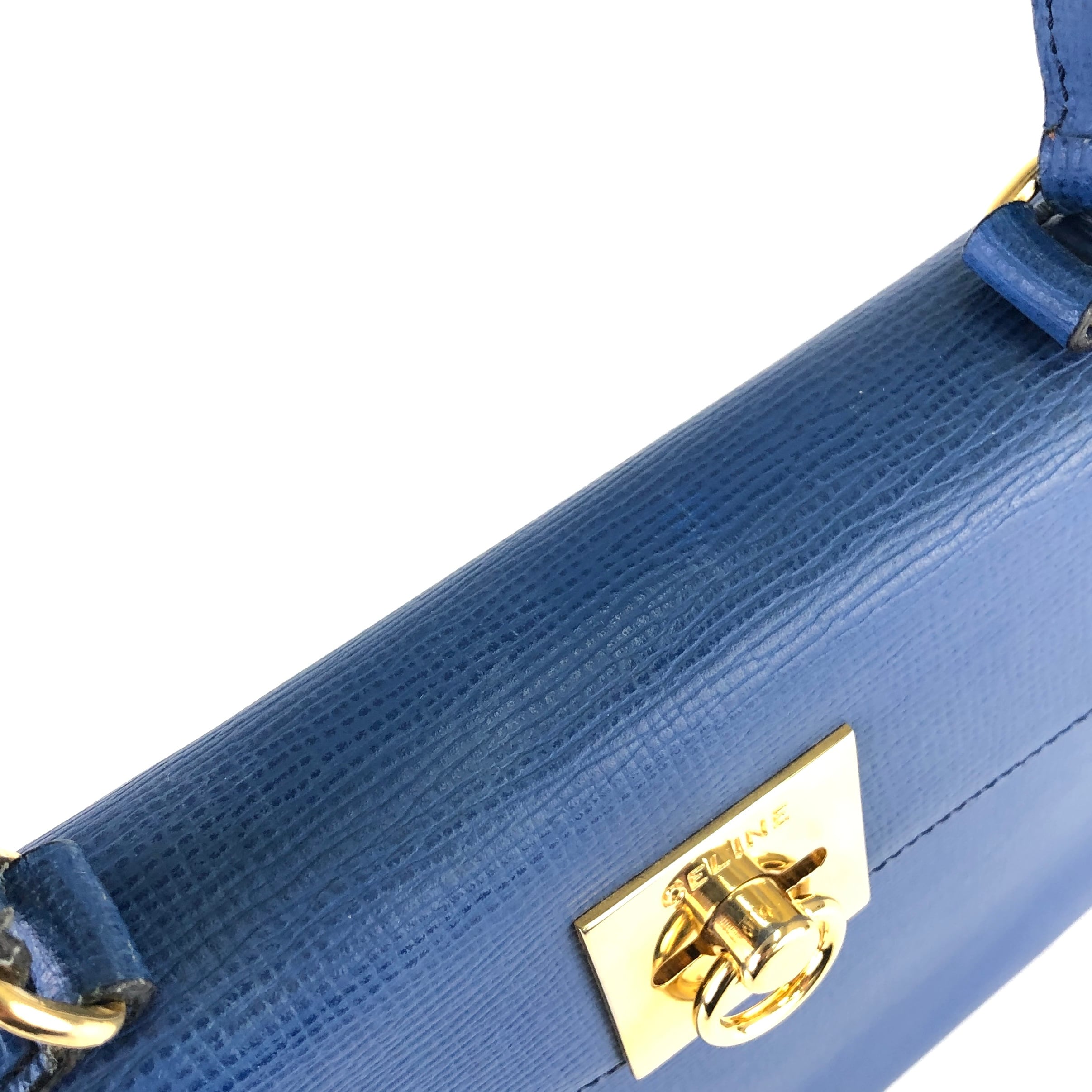 CELINE セリーヌ マンテル ガンチーニ ケリー レザー 2WAY ショルダー