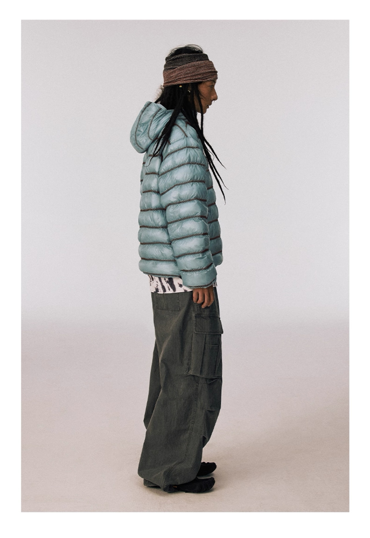 CONP Down Zip Outer Snow Mist