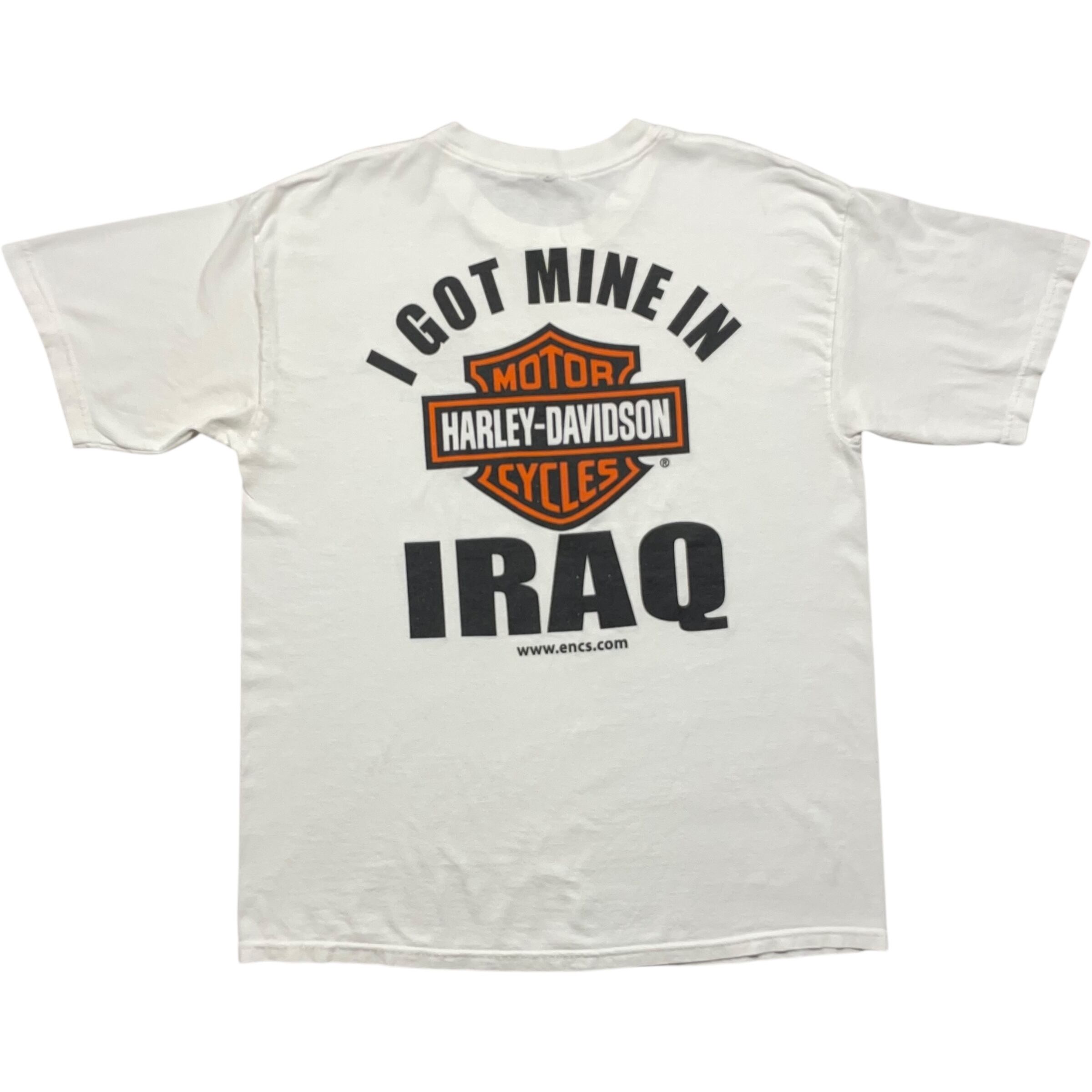 《L》 Harley-Davidson ハーレーダビッドソン Tシャツ ロゴプリント ホワイト no.8178