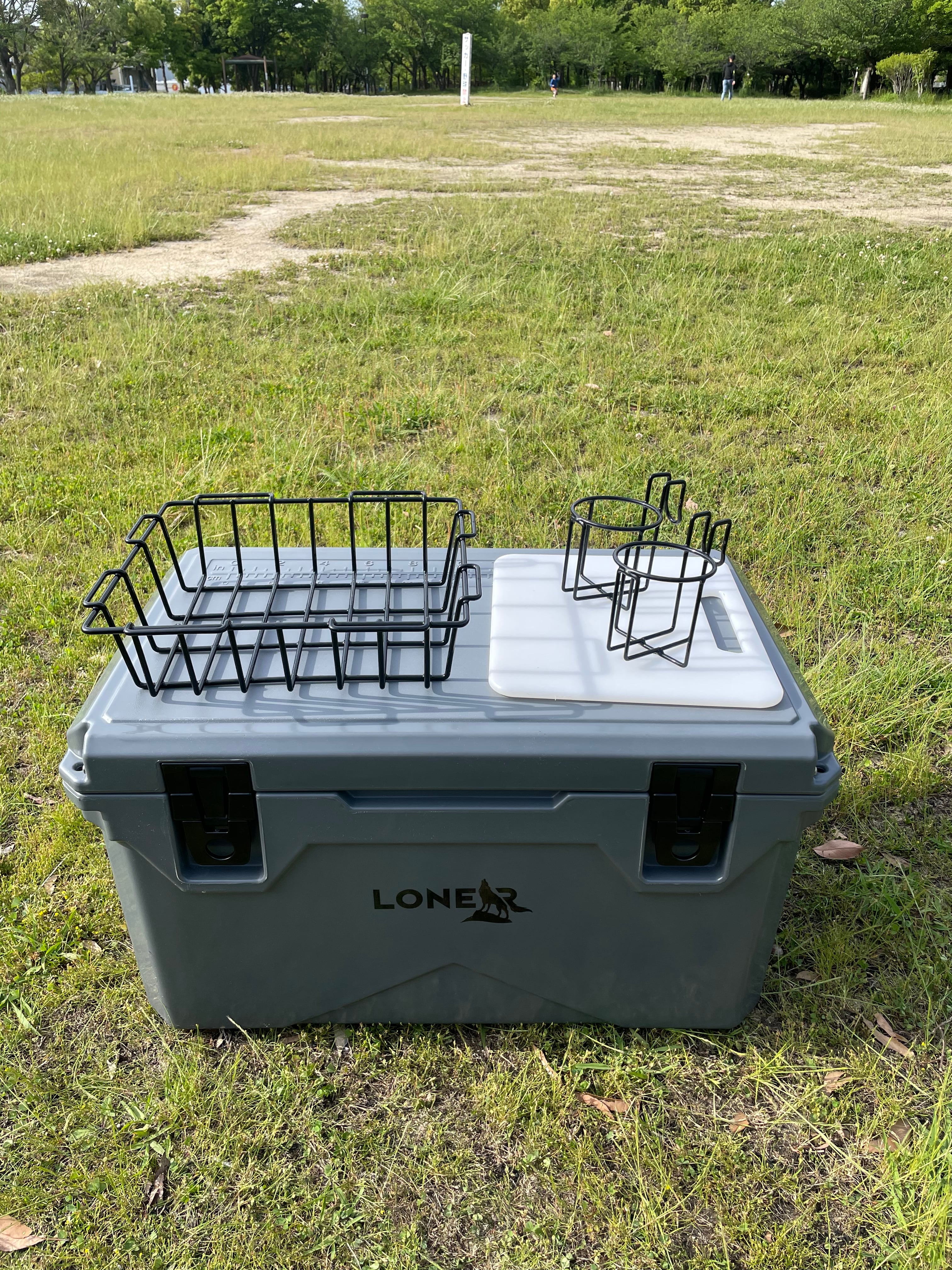 【LONER】ICE Region cooler(アイスレギオンクーラー)45QT Gray