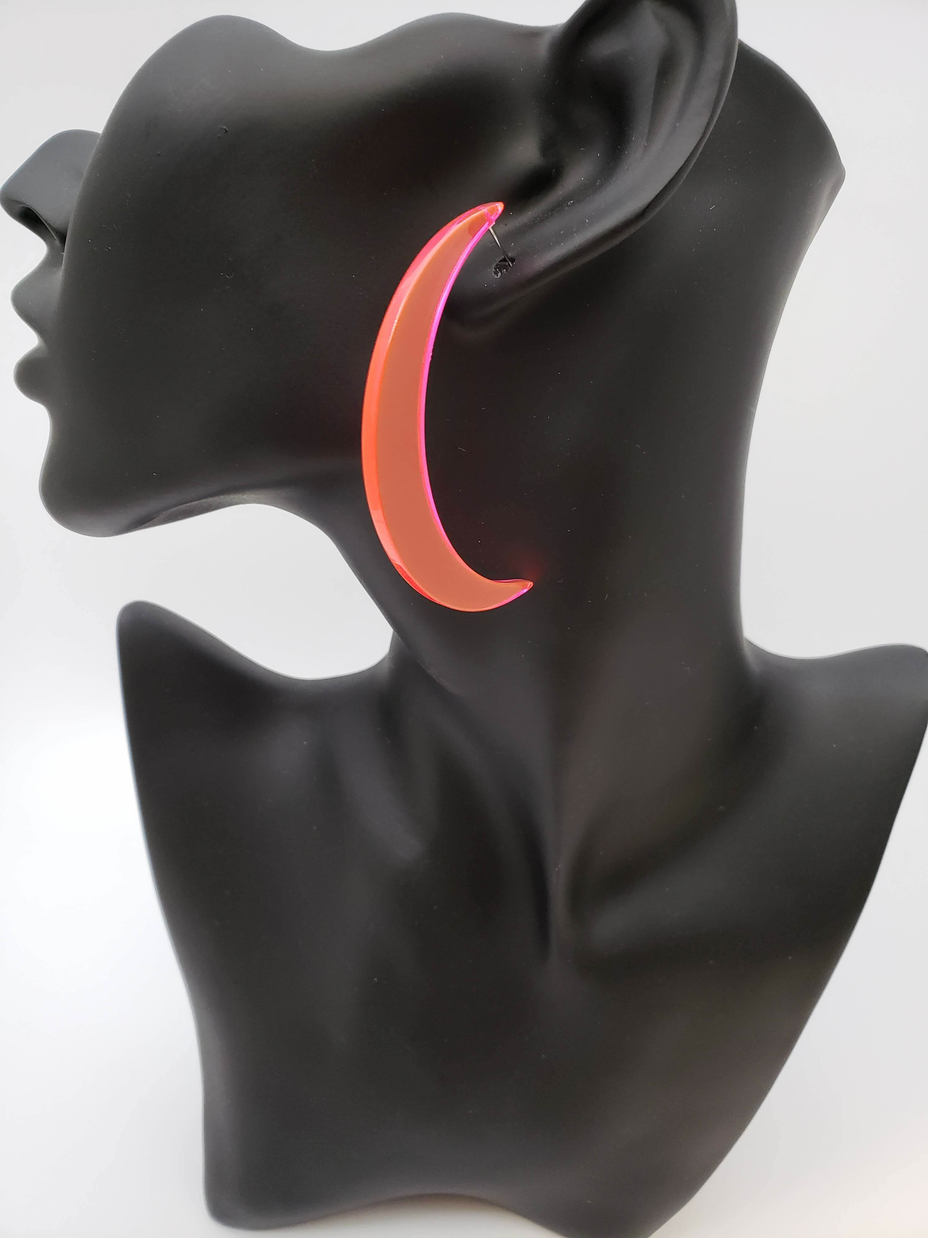 スター&ムーン ネオンピンク 蛍光 ネオンカラー ダンス イベント フェス 衣装 星 月 アイコン モチーフ