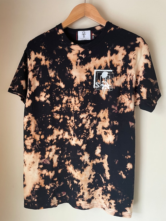 rose T-shirt（black wash）