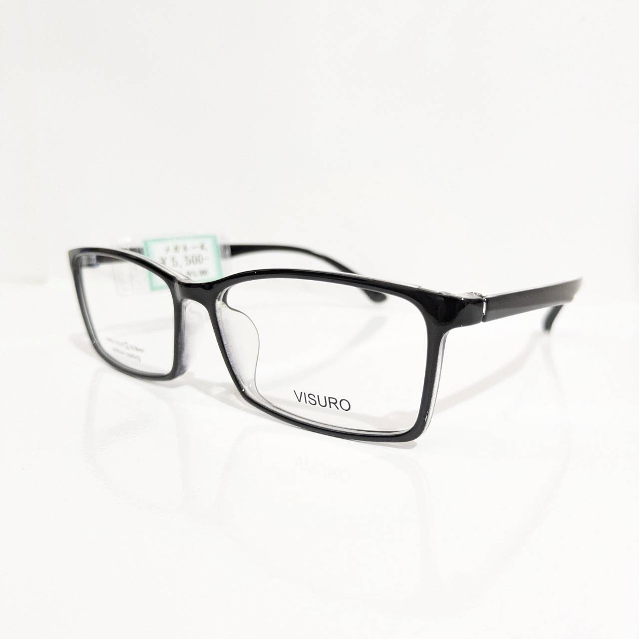 【VISURO】スクエアセルフレーム ブラック