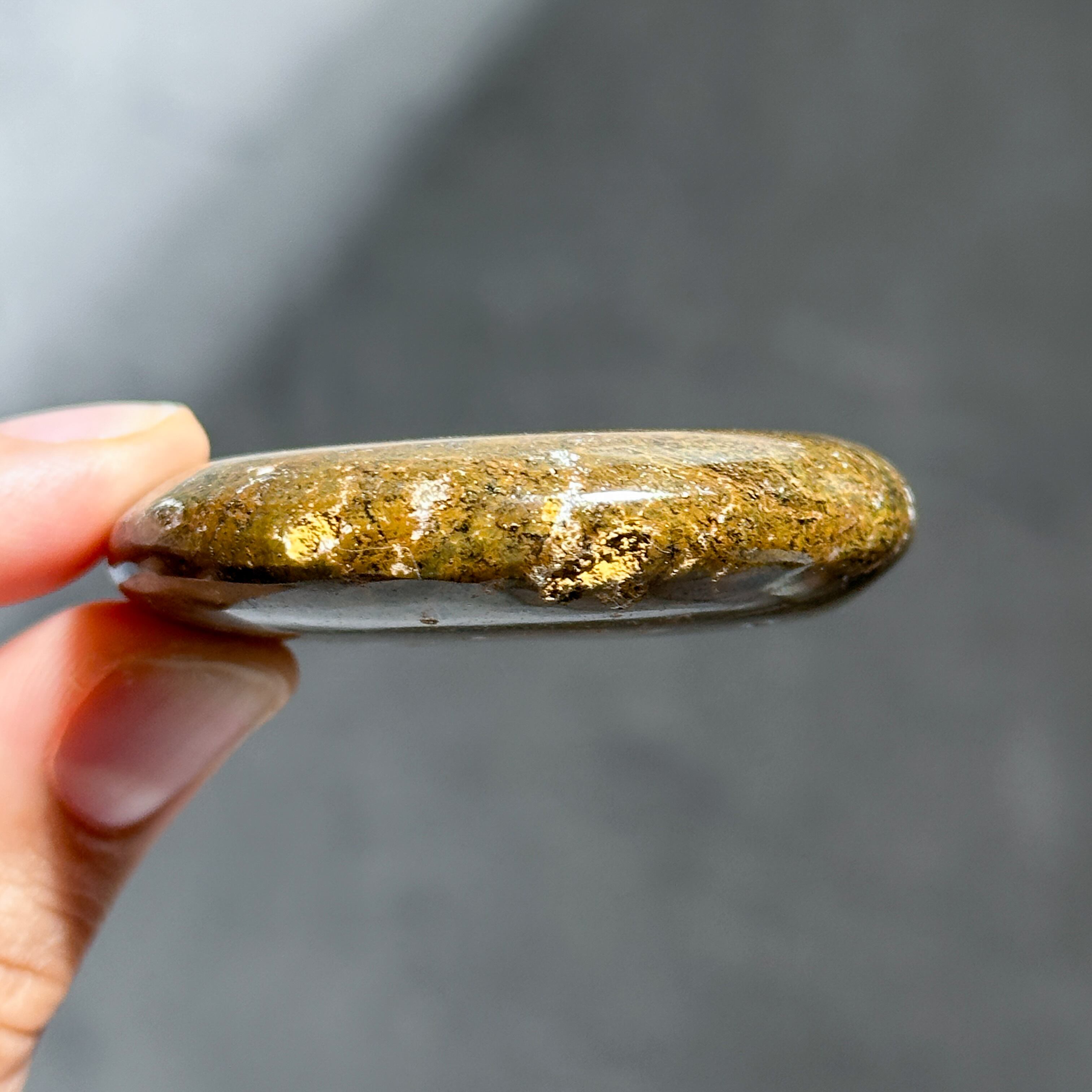 オーシャンジャスパー パームストーン33◇ Ocean Jasper ◇天然石