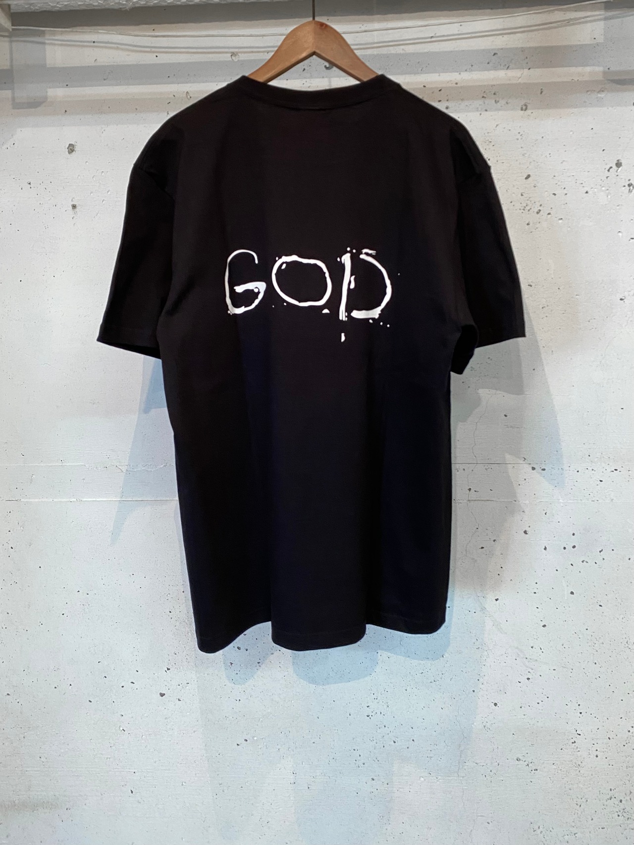 GODSIZE CROSS TEE [BLACK]